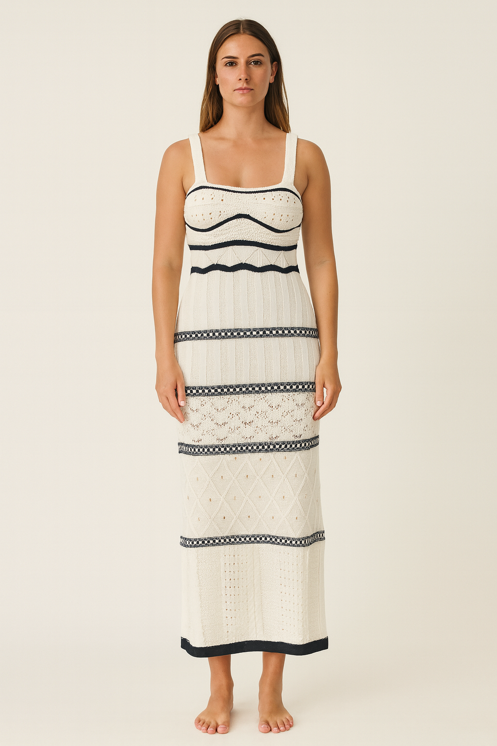 Coastal Knit Maxi Dress