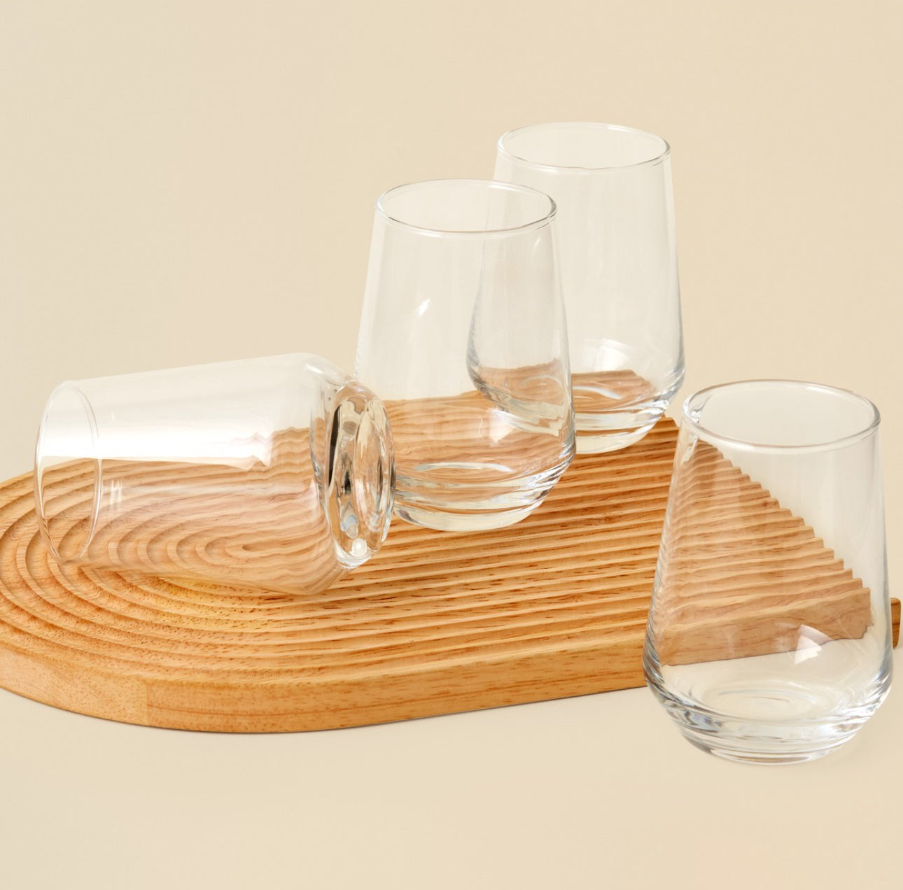 Custom vinyl stemless wine glass