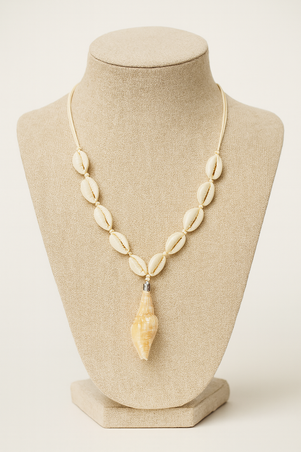 Cowrie & Conch Pendant Necklace